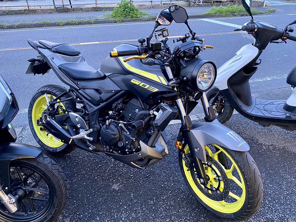 YAMAHA MT-25 MT-03 丸目ヘッドライトセット - ライト、ウィンカー