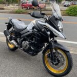 SUZUKI Vストローム650  アクセサリーバー＆ETC取り付け（千葉県松戸市・柏市・流山市　バイク修理・点検・整備）