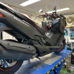 SUZUKI　バーグマン400　オイル交換（千葉県松戸市・柏市・流山市　バイク修理・点検・整備）
