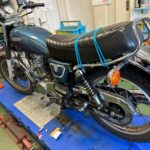 YAMAHA　SR400　プラグ交換（千葉県松戸市・柏市・流山市　バイク修理・点検・整備）