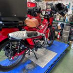 HONDA　CT125 ハンターカブ　定期点検（千葉県松戸市・柏市・流山市　バイク修理・点検・整備）