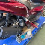 HONDA　PCX125　定期点検（千葉県松戸市・柏市・流山市　バイク修理・点検・整備）