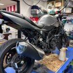 <span class="title">SUZUKI　SV650X　オイル交換（千葉県松戸市・柏市・流山市　バイク修理・点検・整備）</span>