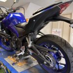 YAMAHA MT25　定期点検＆オイル交換（千葉県松戸市・柏市・流山市　バイク修理・点検・整備）