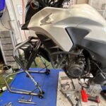HONDA　400X 　Fタイヤ交換（千葉県松戸市・柏市・流山市　バイク修理・点検・整備）