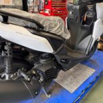 YAMAHA　Xフォース 　定期点検・オイル交換（千葉県松戸市・柏市・流山市　バイク修理・点検・整備）