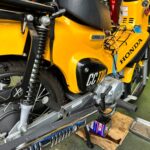 HONDA　クロスカブ のオイル交換（千葉県松戸市・柏市・流山市　バイク修理・点検・整備）
