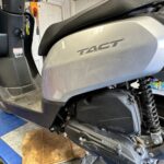 HONDA　タクト　定期点検＆オイル交換（千葉県松戸市・柏市・流山市　バイク修理・点検・整備）