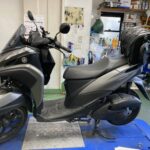 YAMAHA　トリシティ125　定期点検（千葉県松戸市・柏市・流山市　バイク修理・点検・整備）