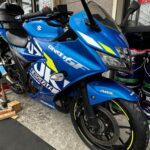 <span class="title">SUZUKI　ジクサーSF250　前後タイヤ交換（千葉県松戸市・柏市・流山市　バイク車検・点検・整備）</span>