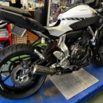 YAMAHA　MT07　定期点検（千葉県松戸市・柏市・流山市　バイク車検・点検・整備）